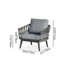 Modern Minimalist Outdoor Garden Rope Sofa - 1/2/3 Seater For Balcony & Outdoor Patio Lumendat