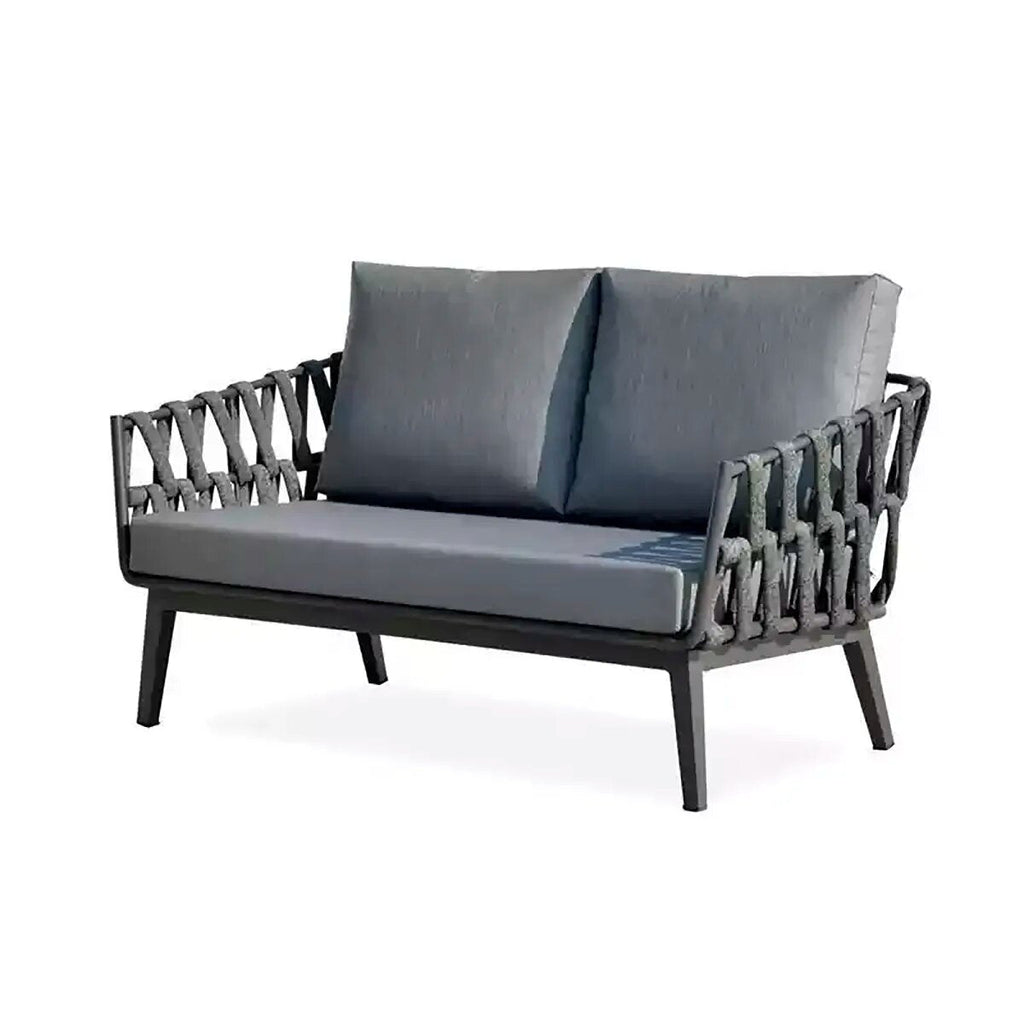 Modern Minimalist Outdoor Garden Rope Sofa - 1/2/3 Seater For Balcony & Outdoor Patio Lumendat