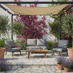 Modern Minimalist Outdoor Garden Rope Sofa - 1/2/3 Seater For Balcony & Outdoor Patio Lumendat