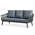 Modern Minimalist Outdoor Garden Rope Sofa - 1/2/3 Seater For Balcony & Outdoor Patio Lumendat