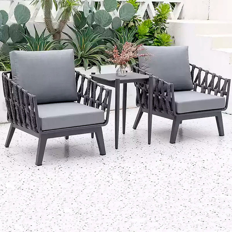 Modern Minimalist Outdoor Garden Rope Sofa - 1/2/3 Seater For Balcony & Outdoor Patio Lumendat