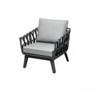 Modern Minimalist Outdoor Garden Rope Sofa - 1/2/3 Seater For Balcony & Outdoor Patio Lumendat