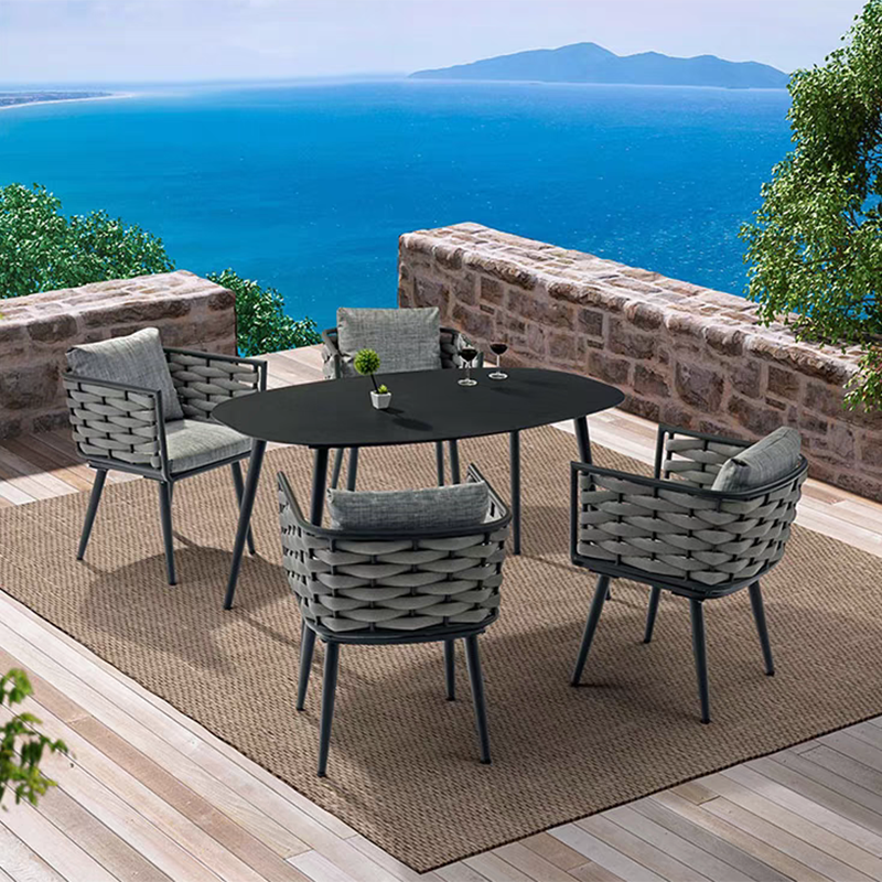 Traditional Chinese Outdoor Rope Weave Sofa - 1/2/3 Seater For Balcony & Outdoor Patio Lumendat