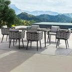 Traditional Chinese Outdoor Rope Weave Sofa - 1/2/3 Seater For Balcony & Outdoor Patio Lumendat