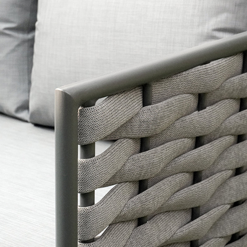 Traditional Chinese Outdoor Rope Weave Sofa - 1/2/3 Seater For Balcony & Outdoor Patio Lumendat