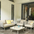 Contemporary Scandinavian Outdoor Rope Weave Sofa - 1/2/3 Seater For Balcony & Outdoor Patio Lumendat