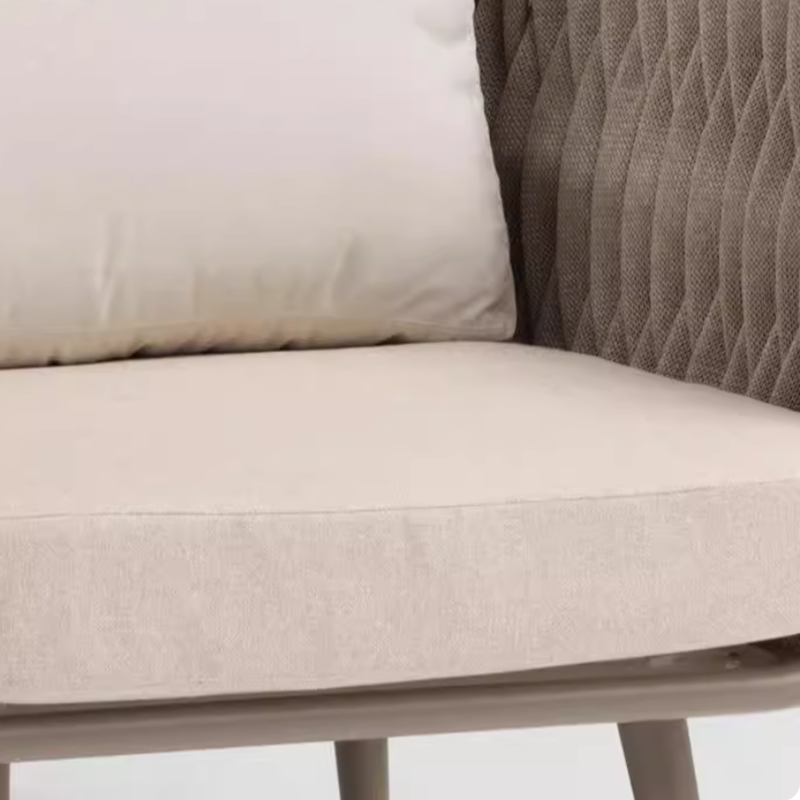 Contemporary Scandinavian Outdoor Rope Weave Sofa - 1/2/3 Seater For Balcony & Outdoor Patio Lumendat