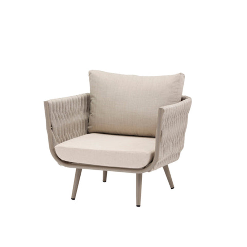 Contemporary Scandinavian Outdoor Rope Weave Sofa - 1/2/3 Seater For Balcony & Outdoor Patio Lumendat