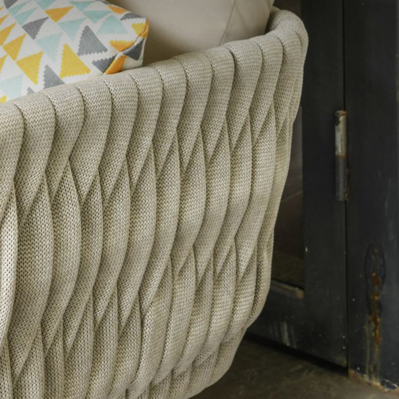 Contemporary Scandinavian Outdoor Rope Weave Sofa - 1/2/3 Seater For Balcony & Outdoor Patio Lumendat