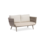 Contemporary Scandinavian Outdoor Rope Weave Sofa - 1/2/3 Seater For Balcony & Outdoor Patio Lumendat