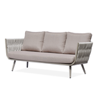 Contemporary Scandinavian Outdoor Rope Weave Sofa - 1/2/3 Seater For Balcony & Outdoor Patio Lumendat