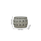 Contemporary Aluminum Outdoor Table - Tempered Glass Surface Coffee Table For Outdoor Patio Lumendat