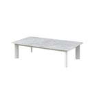 Minimalist Aluminum Alloy Outdoor Table - Scratch-Resistant Sintered Stone Top Outdoor Coffee Table For Outdoor Lumendat