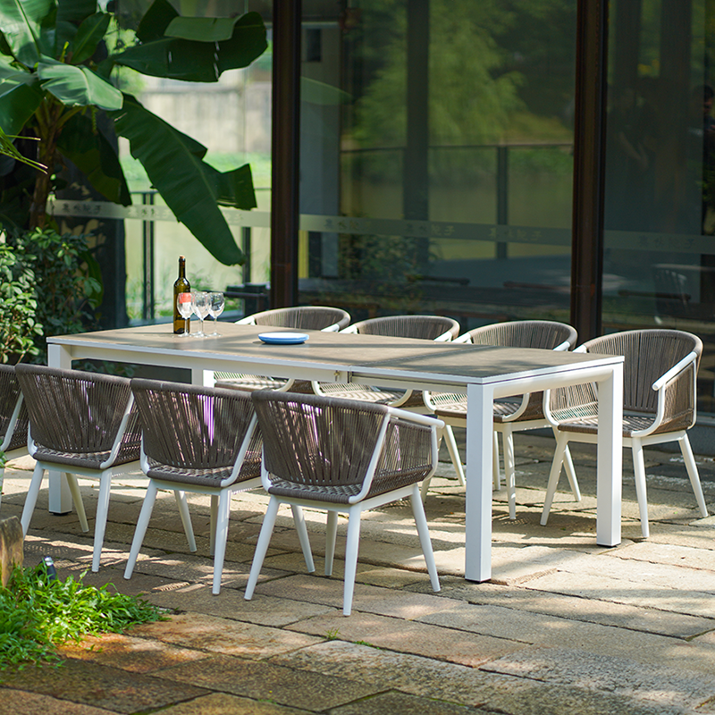 Contemporary PE Rattan Outdoor Leisure Chair - Comfortable Outdoor Dining Chair For Outdoor Lumendat