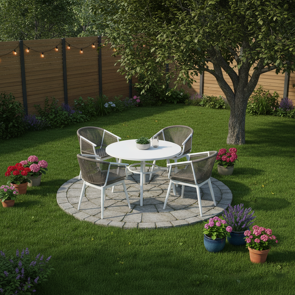 Contemporary PE Rattan Outdoor Leisure Chair - Comfortable Outdoor Dining Chair For Outdoor Lumendat