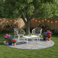 Contemporary PE Rattan Outdoor Leisure Chair - Comfortable Outdoor Dining Chair For Outdoor Lumendat
