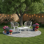 Contemporary PE Rattan Outdoor Leisure Chair - Comfortable Outdoor Dining Chair For Outdoor Lumendat