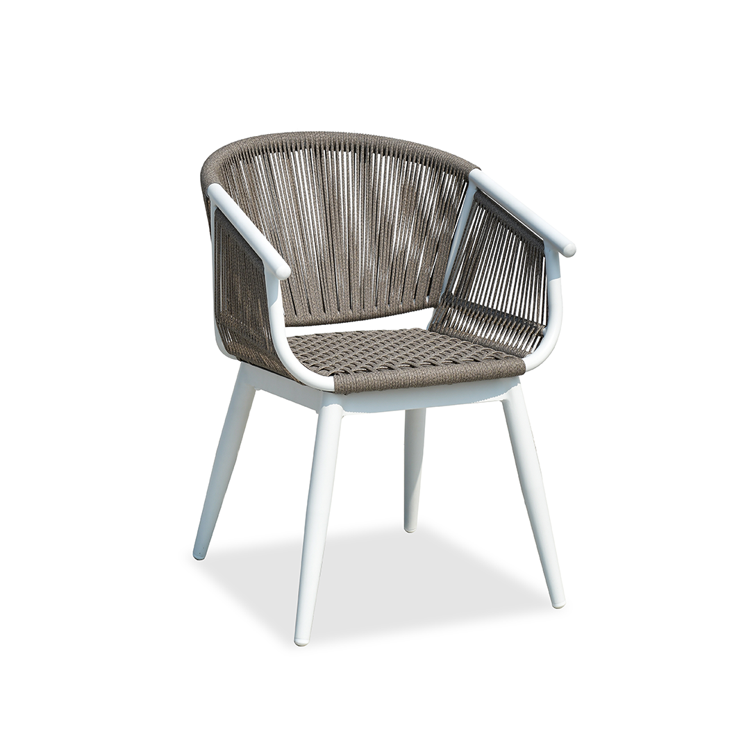 Contemporary PE Rattan Outdoor Leisure Chair - Comfortable Outdoor Dining Chair For Outdoor Lumendat
