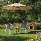 Contemporary Outdoor Dining Chair - PE Rattan Woven Aluminum Armchair For Garden Lumendat