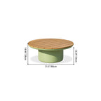 Traditional Solid Teak Wood Top Outdoor Coffee Table - Aluminum Outdoor Table For Outdoor Patio Lumendat