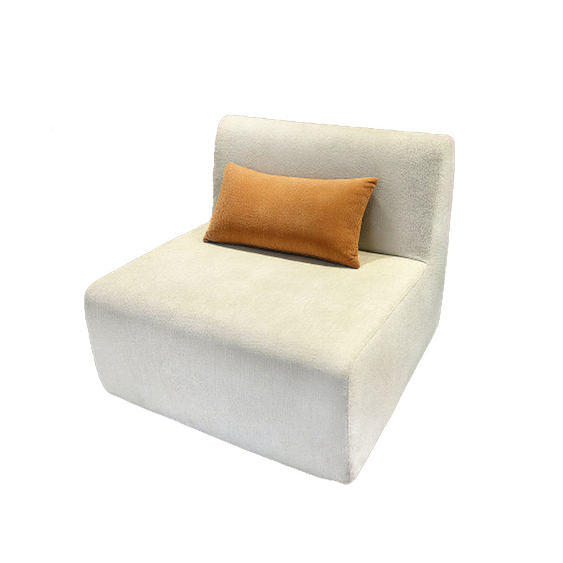 Modern Minimalist Skeletal-Free Single Compression Sofa - Eco-Friendly Formaldehyde-Free Chenille Foam Sofa For Living Room Lumendat