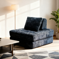 Transformable Shabby Chic Compression Sofa - High-Density High-Resilience Foam Chenille Lounge Chair For Living Room Lumendat