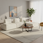 Minimalist Modular Free-Combination Sectional Compression Sofa - High-Resilience Foam Sherpa Modular Sofa For Living Room Lumendat