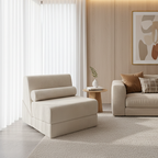 Modern Modular Corduroy Compressed Sofa - Vacuum Compressed Convertible Lounge Chair For Living Room Lumendat