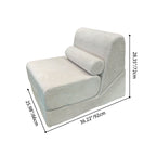 Modern Modular Corduroy Compressed Sofa - Vacuum Compressed Convertible Lounge Chair For Living Room Lumendat