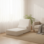 Modern Modular Corduroy Compressed Sofa - Vacuum Compressed Convertible Lounge Chair For Living Room Lumendat