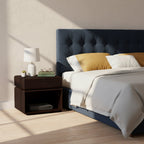 Vintage Rotatable Nightstand - Durable & Sturdy Plywood Side Table For Bedroom Lumendat