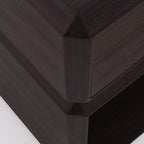 Vintage Rotatable Nightstand - Durable & Sturdy Plywood Side Table For Bedroom Lumendat