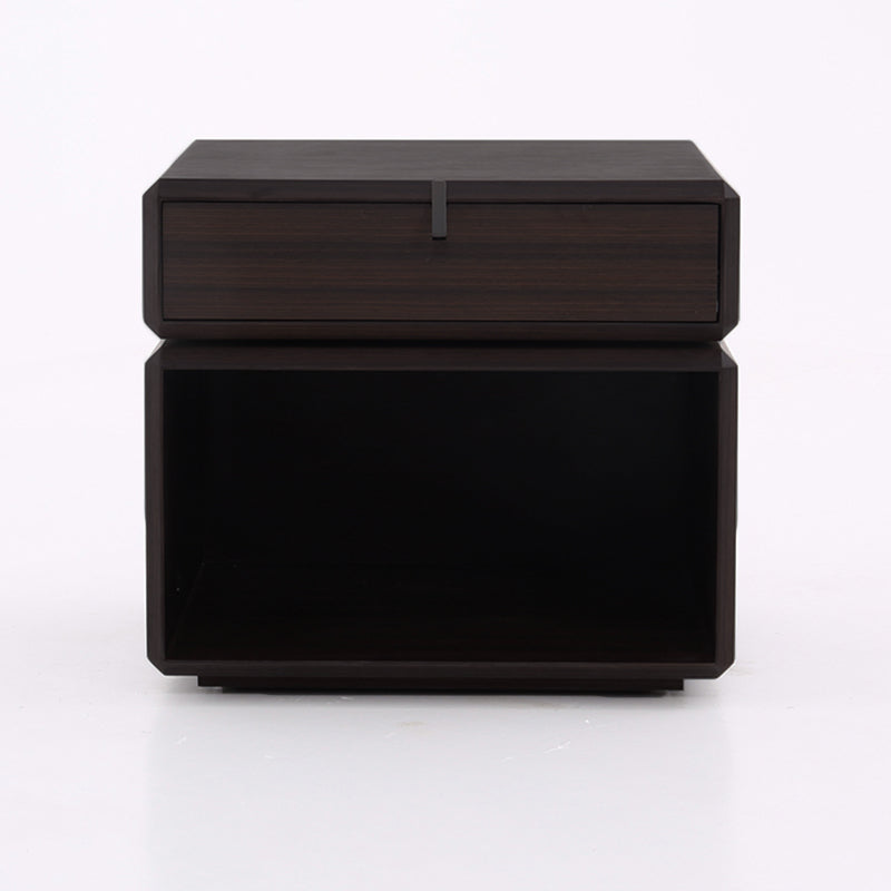 Vintage Rotatable Nightstand - Durable & Sturdy Plywood Side Table For Bedroom Lumendat