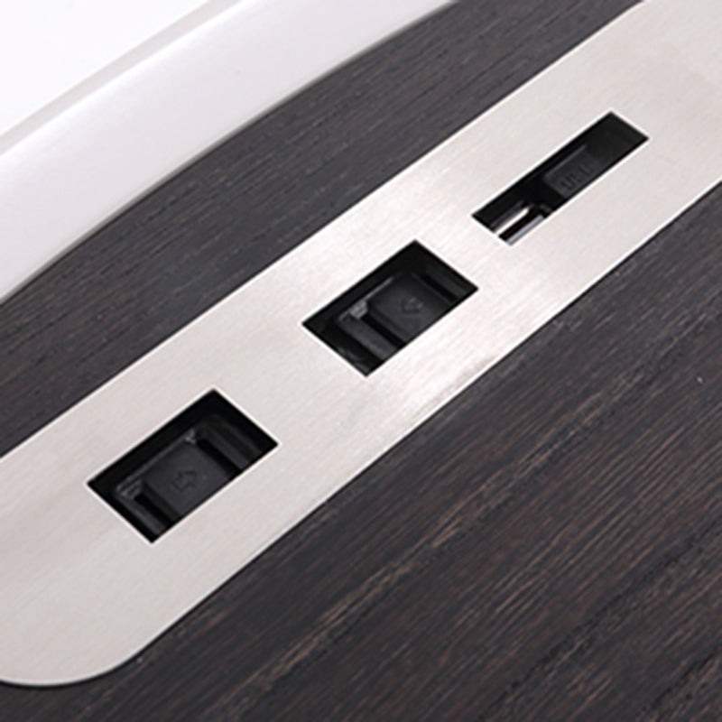 Vintage-Inspired Smart Nightstand - Wireless Fast Charging & Easy Functionality Bedside Table 2-Drawer For Bedroom Lumendat