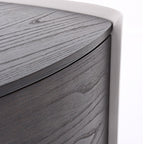 Vintage-Inspired Smart Nightstand - Wireless Fast Charging & Easy Functionality Bedside Table 2-Drawer For Bedroom Lumendat