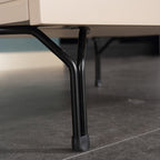 Nordic Irregular-Shaped Nightstand - Baking Paint & Practical Fresh Storage Bedside Table 2-Drawer For Bedroom Lumendat