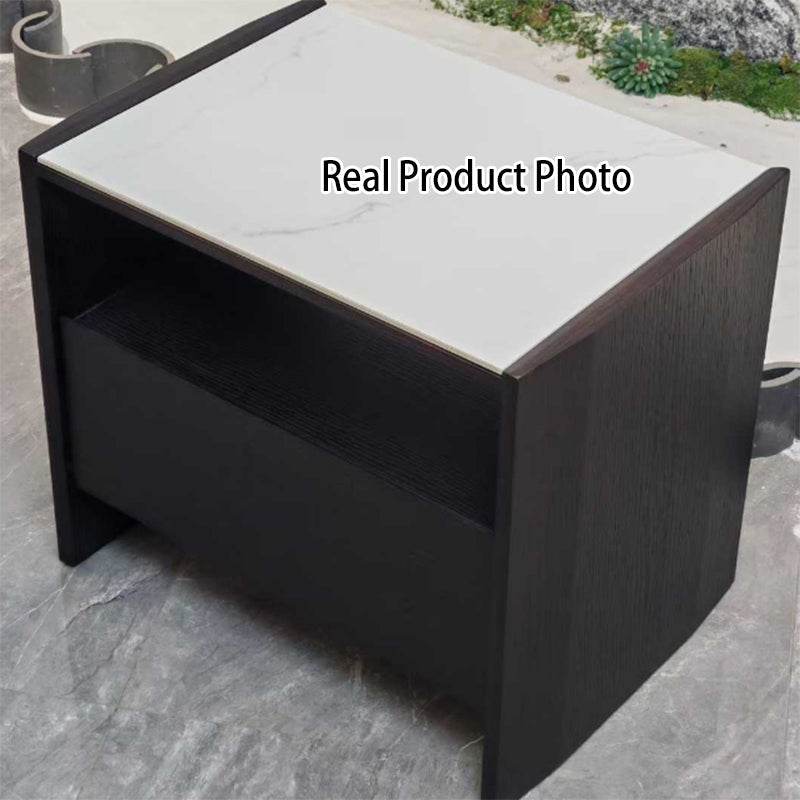 Premium Eco-Bedside Cabinet - Hollow Layer & Drawer Storage Nightstand 1-Drawer For Bedroom Lumendat