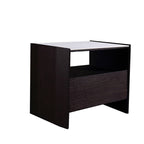 Premium Eco-Bedside Cabinet - Hollow Layer & Drawer Storage Nightstand 1-Drawer For Bedroom Lumendat
