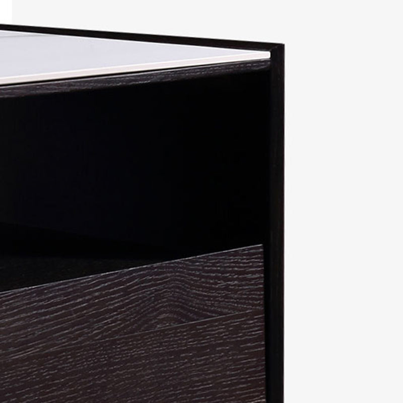 Premium Eco-Bedside Cabinet - Hollow Layer & Drawer Storage Nightstand 1-Drawer For Bedroom Lumendat