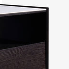 Premium Eco-Bedside Cabinet - Hollow Layer & Drawer Storage Nightstand 1-Drawer For Bedroom Lumendat