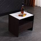 Premium Eco-Bedside Cabinet - Hollow Layer & Drawer Storage Nightstand 1-Drawer For Bedroom Lumendat