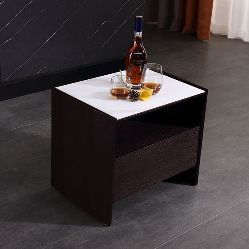 Premium Eco-Bedside Cabinet - Hollow Layer & Drawer Storage Nightstand 1-Drawer For Bedroom Lumendat