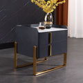 Elegant & Adaptable Scandinavian Nightstand - Stylish Versatility Bedside Table 2-Drawer For Bedroom & Living Room Lumendat