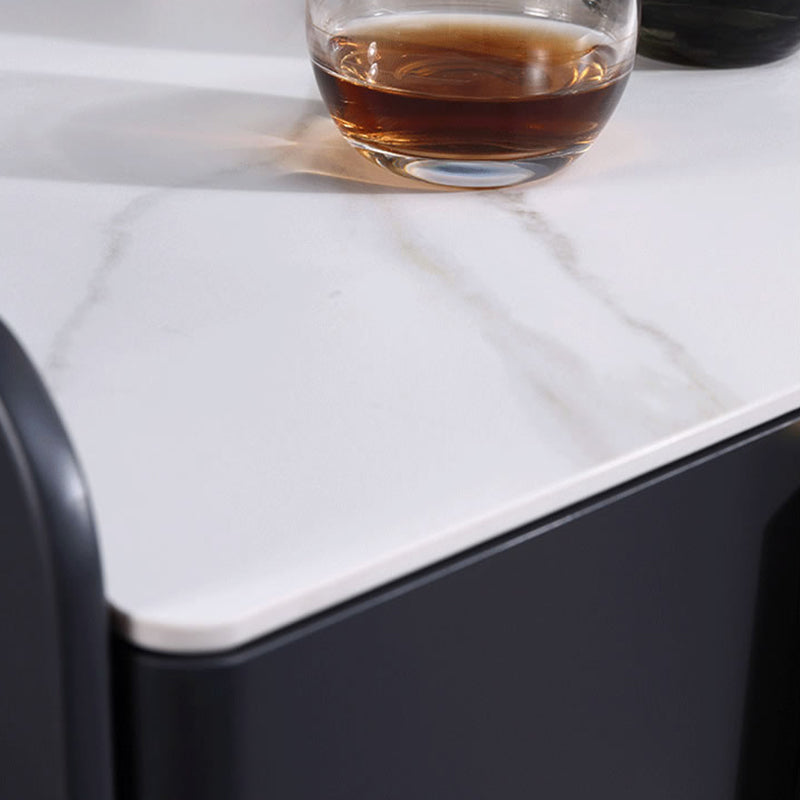 Elegant & Adaptable Scandinavian Nightstand - Stylish Versatility Bedside Table 2-Drawer For Bedroom & Living Room Lumendat