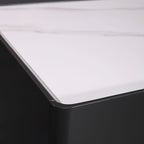 Personalized & Flexible Luxury Bedside Table - Detachable Legs & Symmetrical Block Design Nightstand 2-Drawer For Bedroom Lumendat