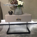 Chic Floating-Design Bedside Table - Balancing Function & Decoration Perfectly Nightstand 1-Drawer For Bedroom Lumendat