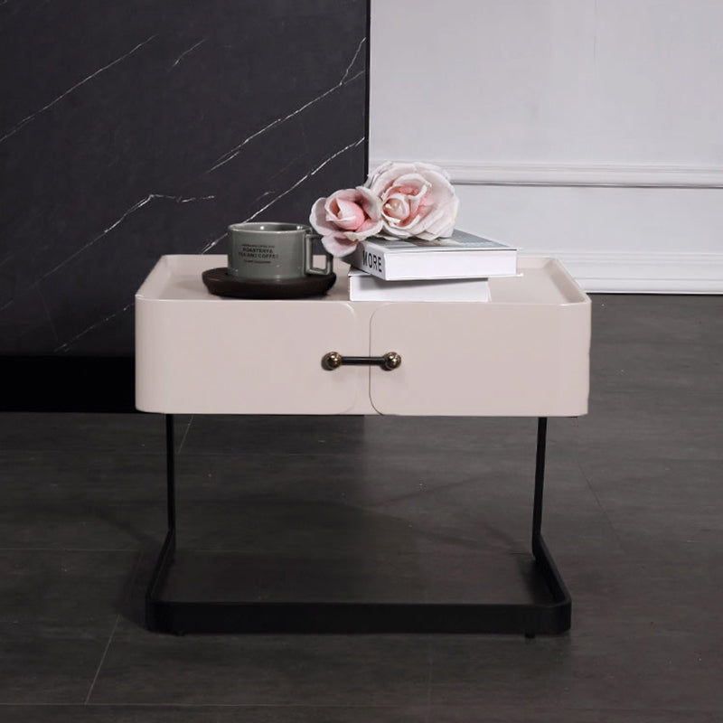 Chic Floating-Design Bedside Table - Balancing Function & Decoration Perfectly Nightstand 1-Drawer For Bedroom Lumendat