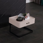 Chic Floating-Design Bedside Table - Balancing Function & Decoration Perfectly Nightstand 1-Drawer For Bedroom Lumendat