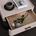 Chic Floating-Design Bedside Table - Balancing Function & Decoration Perfectly Nightstand 1-Drawer For Bedroom Lumendat