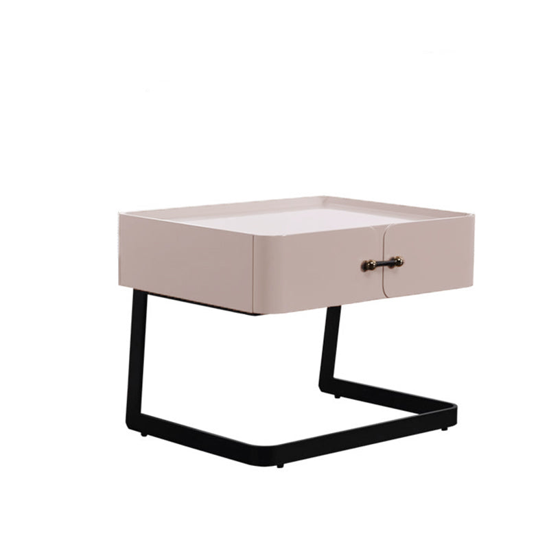Chic Floating-Design Bedside Table - Balancing Function & Decoration Perfectly Nightstand 1-Drawer For Bedroom Lumendat